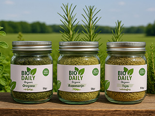 Greek organic herbs