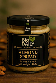 Organic almonds spread